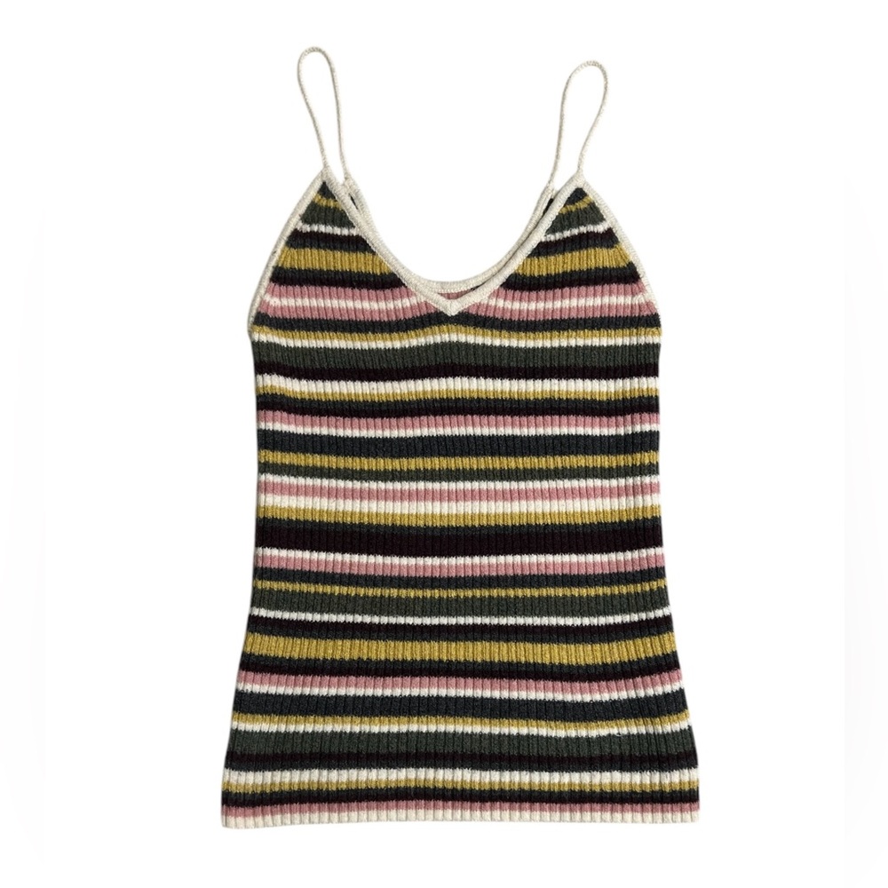 American Eagle Striped Tank Top | Large